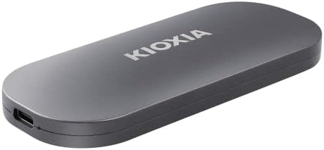 Kioxia Exteria Plus Cartão de memória SSD portátil 500 GB-gravação de vídeo de state sólido de estado sólido externo,