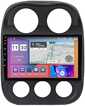 Estéreo de rádio do carro para Jeep Patriot Compass 2010-, Biorunn Android 11 10,1 polegadas Octa Core Car GPS Navi Wireless CarPlay