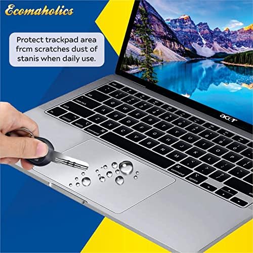 Capa de protetor para laptop Ecomaholics Touch Pad para Samsung Galaxy Book2 Pro 15,6 polegadas laptop, pista transparente Protetor de falha de pele de cleg sther resistência a arranhões anti -impressão