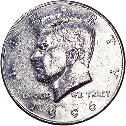 1996 D Kennedy Meio dólar 50c muito bom
