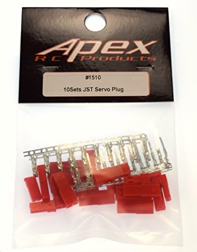 APEX RC Products Male/fêmea JST Battery & Motor Connector Plugs - 10 par 1510