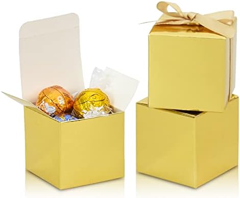 BEISHIDA Pequena caixa de tratamento de natal rosa prata em massa favores caixa de presente box box box box com fita para o aniversário de dia dos namorados decoração de festas de festas de festas