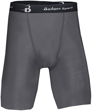 Badger Sport Compression Shorts Camar, Digi e Solid Color Wicking Gerenciamento de umidade