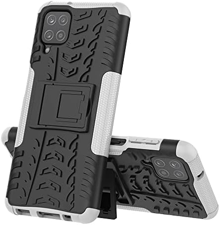 Lonuo Caso Caixa Caixa de proteção Compatível com o Samsung Galaxy A12 5G, TPU + PC Caixa de Bumper Militar