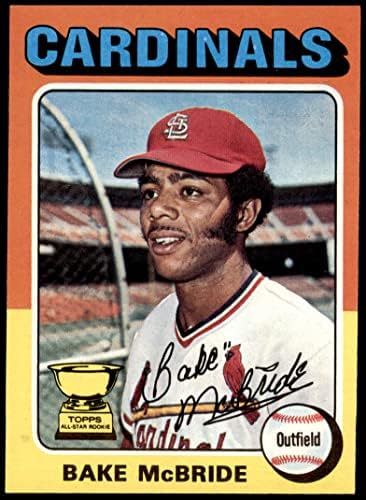 1975 Topps 174 Bake McBride St. Louis Cardinals NM Cardinals