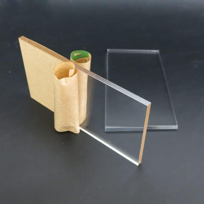 5pcs Placa de acrílico transparente 60mmx120mm Modelo de edifício da mesa de areia Fazendo material de isolamento de plexiglasse