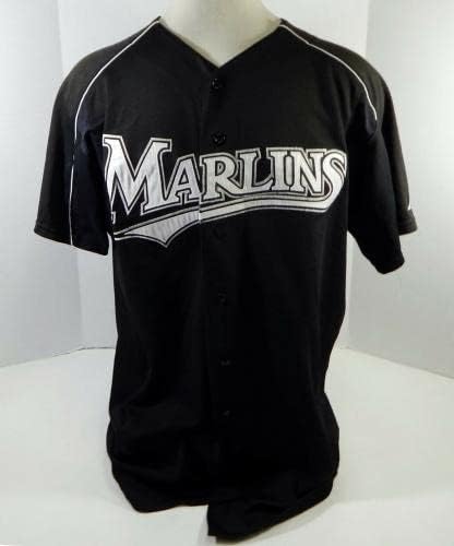2003-06 Florida Marlins Nic Ungs #28 Game usou Black Jersey BP St XL 080 - Jogo usada MLB Jerseys