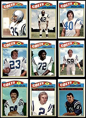 1977 Topps Baltimore Colts Team Set Baltimore Colts VG+ Colts