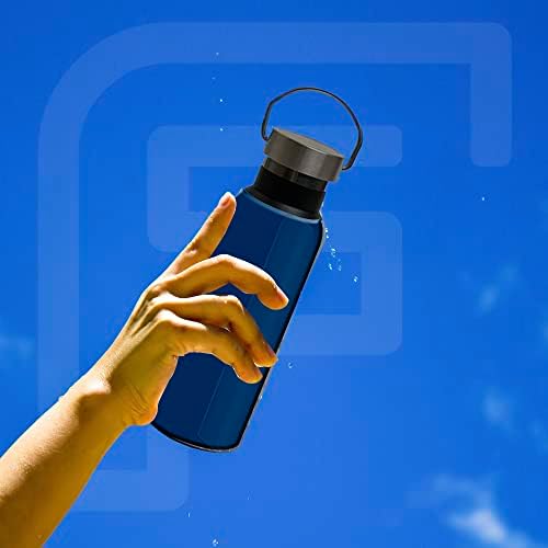 Fanasshop Water Bottle - garrafa de água da boca padrão - garrafa reutilizável de aço inoxidável com tampa flexível - garrafa projetada