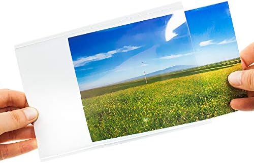 Quadros de foto magnéticos hiimiei para geladeira 5x7 polegadas, 20 pacote, sem ímãs de geladeira sratched Mangas