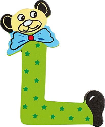 Indigos ug - letra de madeira - o - Para crianças e bebês - Motif Bear para o viveiro, escola, jardim de infância, para brincar, artesanato e coleta