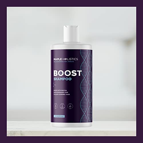 Shampoo avançado de biotina para crescimento de cabelo - shampoo de biotina para afinamento de cabelos e cabelo com