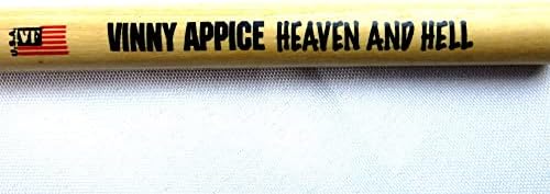 Vinny Appice assinou a bateria autografada Heaven & Hell baterista JSA Coa