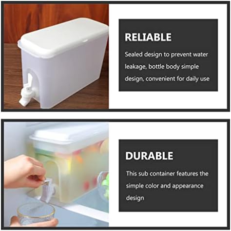 Organização de lavanderia Zerodeko Dispensador de detergente para lavanderia Bucket refrigerado com faucet Sofrener