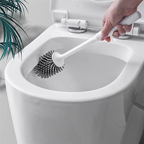 Amabeamts Brecha de vaso sanitário Silicone Brush Brush Poasta de parede Ferramentas de limpeza RECHIL