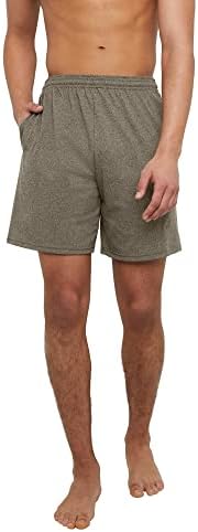 Hanes Shorts atléticos masculinos, shorts de camisa de algodão favoritos, shorts de malha com bolsos, shorts de academia,