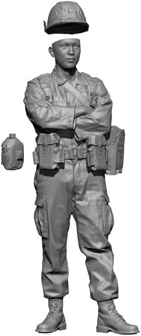 H3 Modelo HS35028 1/35 Exército coreano atual, infantaria, oficial de roupas leves, kit de resina dos anos 90