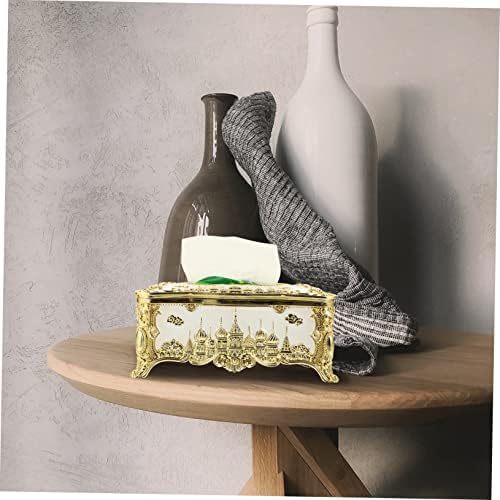 Caixa de tecido do castelo da caixa de alipis decoração de mesa de jantar de mesa de jantar de mesa de mesa de mesa de decoração