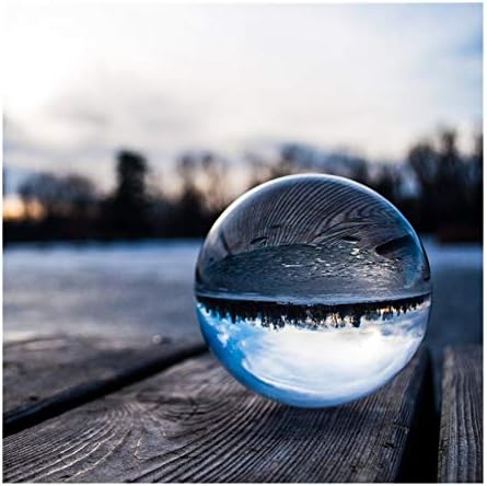 DDDCM Crystal Glass Ball Transparent Ball para Gift Photography Props Auxília Ball Aid Decoração de Acessórios de lembrança