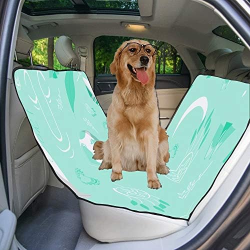 Capa de assento de cão enevotx Conheça as tampas de assento de impressão em estilo de moda de design para cães impermeável