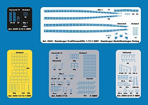 HMV 4342 LaserCut Detalhe conjunto para navios do Museu Hamburgo