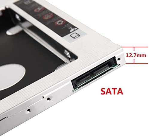 2º disco rígido óptico HD SSD Caddy Frame Bandey para ASUS F5GL Substitua TS-L633A DVD