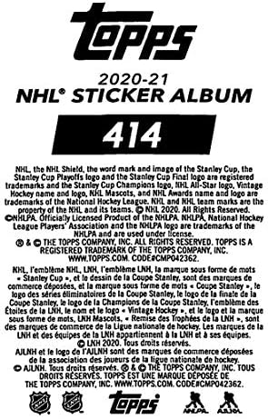2020-21 TOPPS NHL Adesivo 414 Ryan O'Reilly St. Louis Blues Hockey Sticker Card