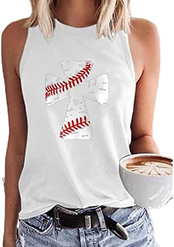 Colete gráfico feminino Tops de beisebol mamãe tampo tampo de verão camiseta de verão camiseta de beisebol amor mamãe tampo