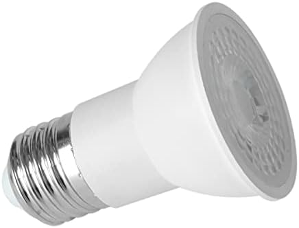 Pacote de luz rysa de 10 lâmpadas par16 de LEDs, 6500k branco, 5,5w, e26 Base diminuem os holofotes, lâmpada de lâmpada de trilha de 38 °
