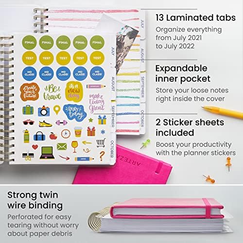 Pens de canetas de rollerball Arteza, conjunto de 40 pacote de planejador acadêmico de tinta líquida preta, material