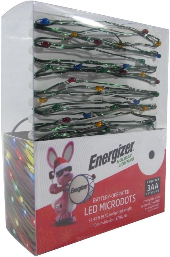Luzes de Natal Microdot Energizer, multicolor