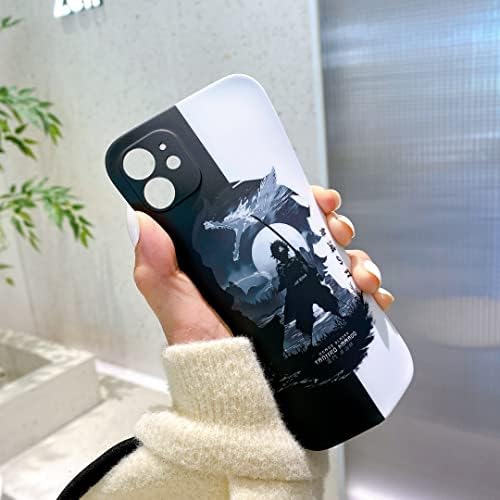Caixa de telefone de anime Gwujins compatível com o iPhone 14 Pro, capa de telefone de anime para iPhone 11/12/13