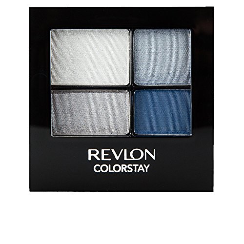 Revlon Colorstay Day to Night Eyeshadow Quad, Paleta de sombra de longa data com tons de transição e sensação suave amanteigada,