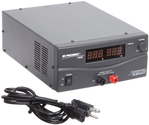 Switching Digital Power Supply, 3-15 VDC, Corrente de saída 40 amp com um certificado de calibração tratável com NIST com dados