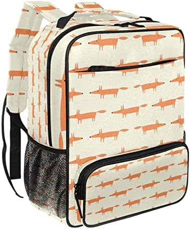 Mochila VBFOFBV para Mulheres Daypack Laptop Backpack Bolsa Casual, desenho animado de Animal Fox Lovely