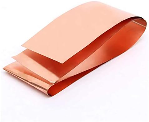 Placa Brass Placa de cobre Metal Metal Placa de papel alumínio Rolo 99,9% Cu Pure Cobs Faixa de cobre Fácil de ser cortada e