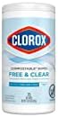 Clorox 32486 Limpa de limpeza livre e clara, compostável, 75-CT. - Quantidade 6