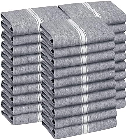 Toalhas de cozinha clássicas de Zeppoli 30 - toalhas de prato de algodão algodão - panos de limpeza reutilizáveis
