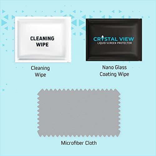 Visão de cristal Protetor de tela de vidro líquido - limpe a proteção nano resistente a arranhões e quebras para