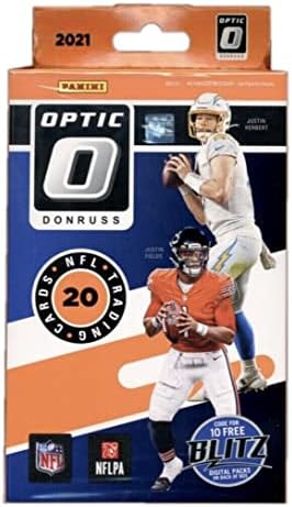 2021 Panini Donruss Optic Football Hanger Box 20 NFL Trading Cards Classificação Classificada em Variação de Rodoviário Superior Sports Investments Exclusivo!