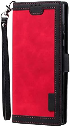 Caixa da carteira para Samsung Galaxy S23/S23Plus/S23ULTRA, Magnetic de couro PU para protetora de capa de caixa, 360 cobertura
