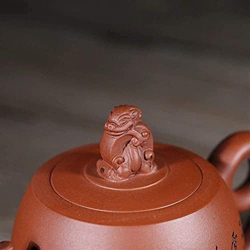 Conjunto de ferro fundido simples e criativo Mina original de lama roxa SHAO Sistema de liping Fuyun Pot Qitian Made Handmed Decoration Present, LSXYSP