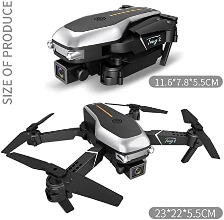 #8dk59y drone com dupla câmera 4k hd fpv controle remoto de brinquedo presente para meninos meninas com altitude segure o modo sem cabeça um teclado sta