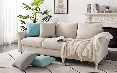 Conjunto de Jocecor de 4 capas de travesseiro, capas de travesseiro de 18x18, capas decorativas de travesseiro para sofá -cama de