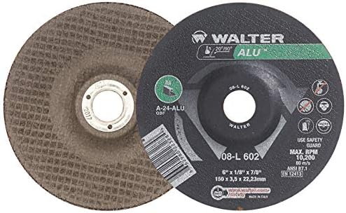 Walter 08L602 6X1/8X7/8 ALU alumínio e metais não ferrosos e rodas leves tipo 27, 25 pacote