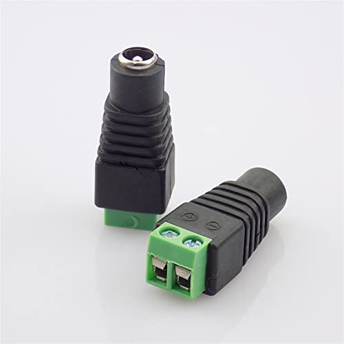 ANIFM 12V DC Male fêmea plug de 5,5 x 2,1 mm DC Acessórios para cabos de alimentação DC Adaptador conector para conexão