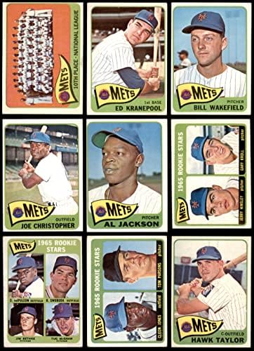 1965 Topps New York Mets, perto da equipe, estabeleceu o New York Mets VG Mets