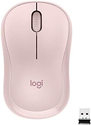 Mouse sem fio silencioso Logitech M220, 2,4 GHz com receptor USB, rastreamento óptico de 1000 dpi, bateria de 18 meses, ambidestro,