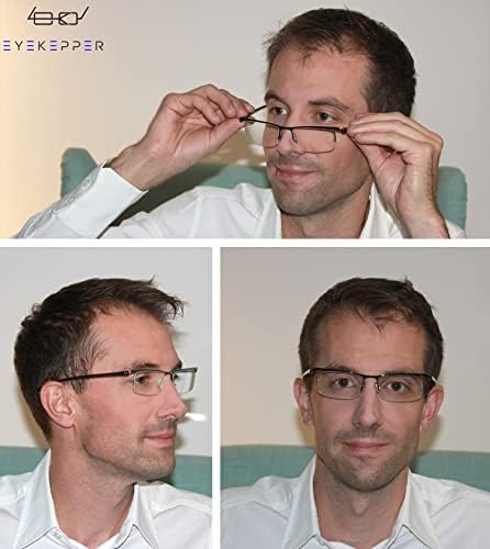 Eyekepper economiza 10% em óculos de leitura de meio tiro de 3 pacote em pacote e 5 pacote com os leitores de meio olho +2.75