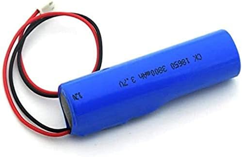Knoxs 3,7V 3800mAh 18650 Bateria de íons de lítio recarregável com xh 2p plugue de plugue de plugue + cabo diy 1 pcs